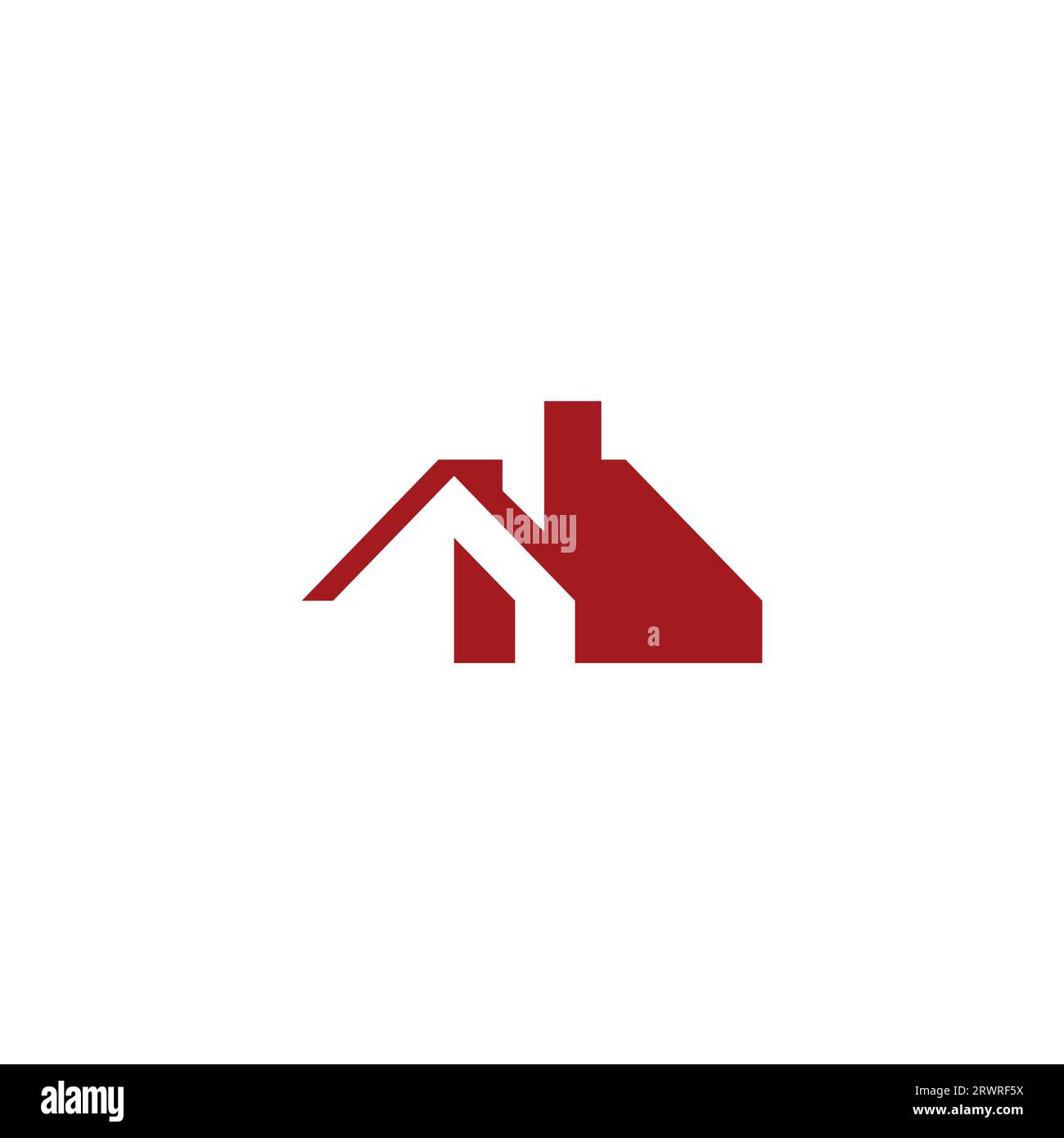 Design Des Real Estate-Logos. Home-Logo Stock Vektor