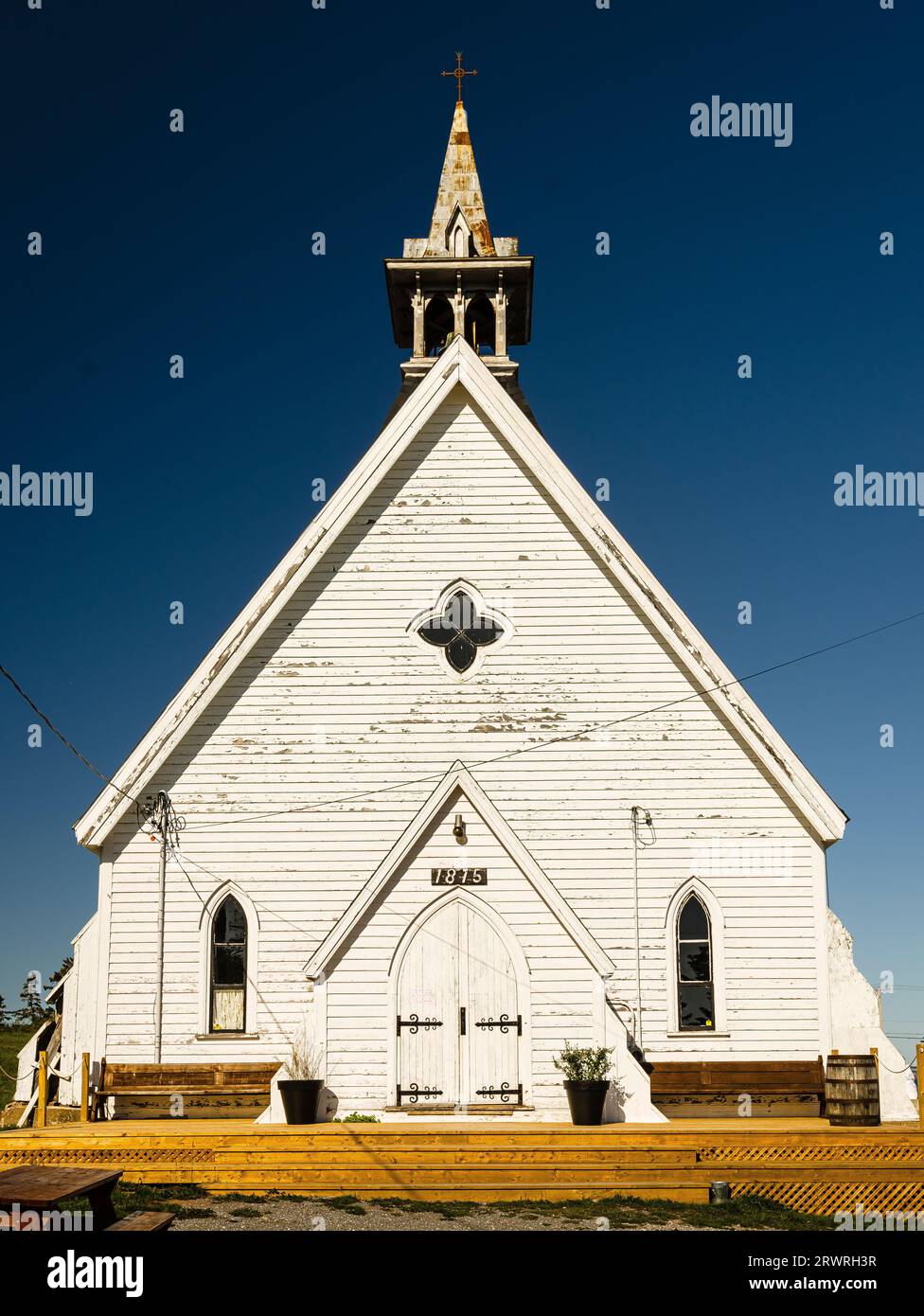 St James anglikanische Kirche Cape Cove Percé, Quebec, CA Stockfoto