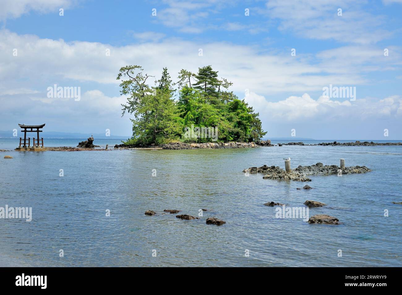 Koiji Coast Benten Island Stockfoto