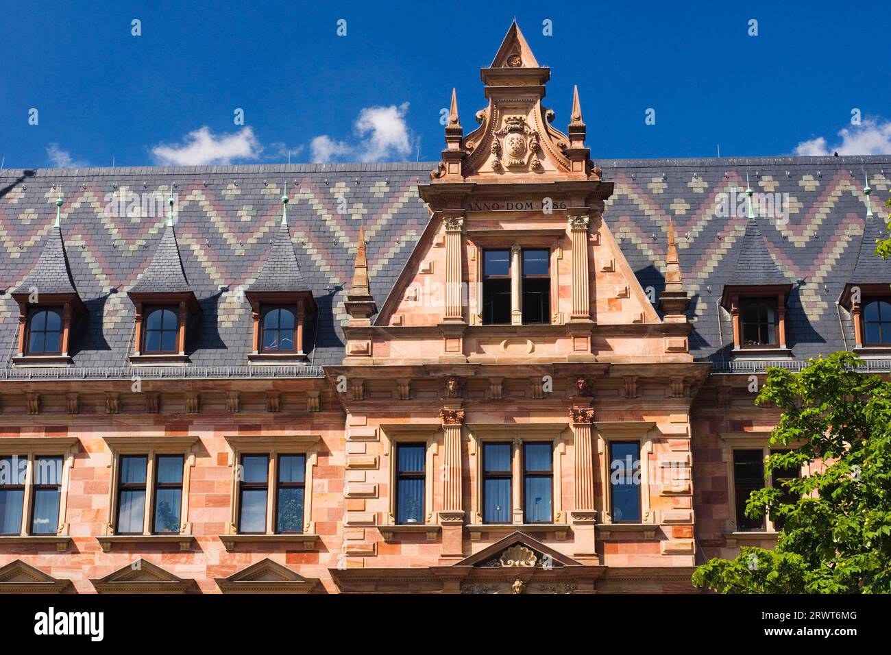 Das Rathaus von Wiesbaden, Hessen, Deutschland Stockfoto