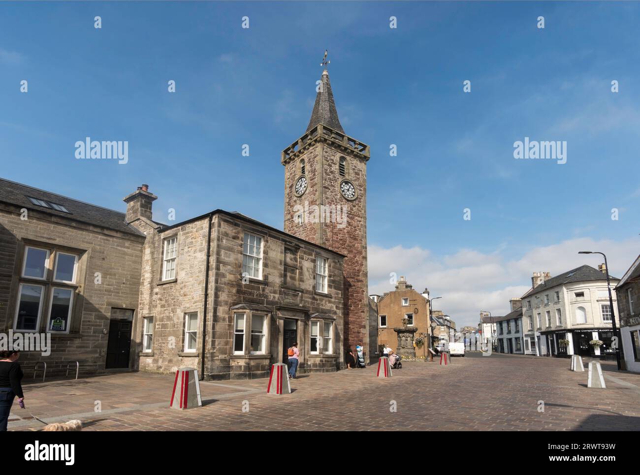 Kinross Stadtzentrum, Schottland, Großbritannien Stockfoto