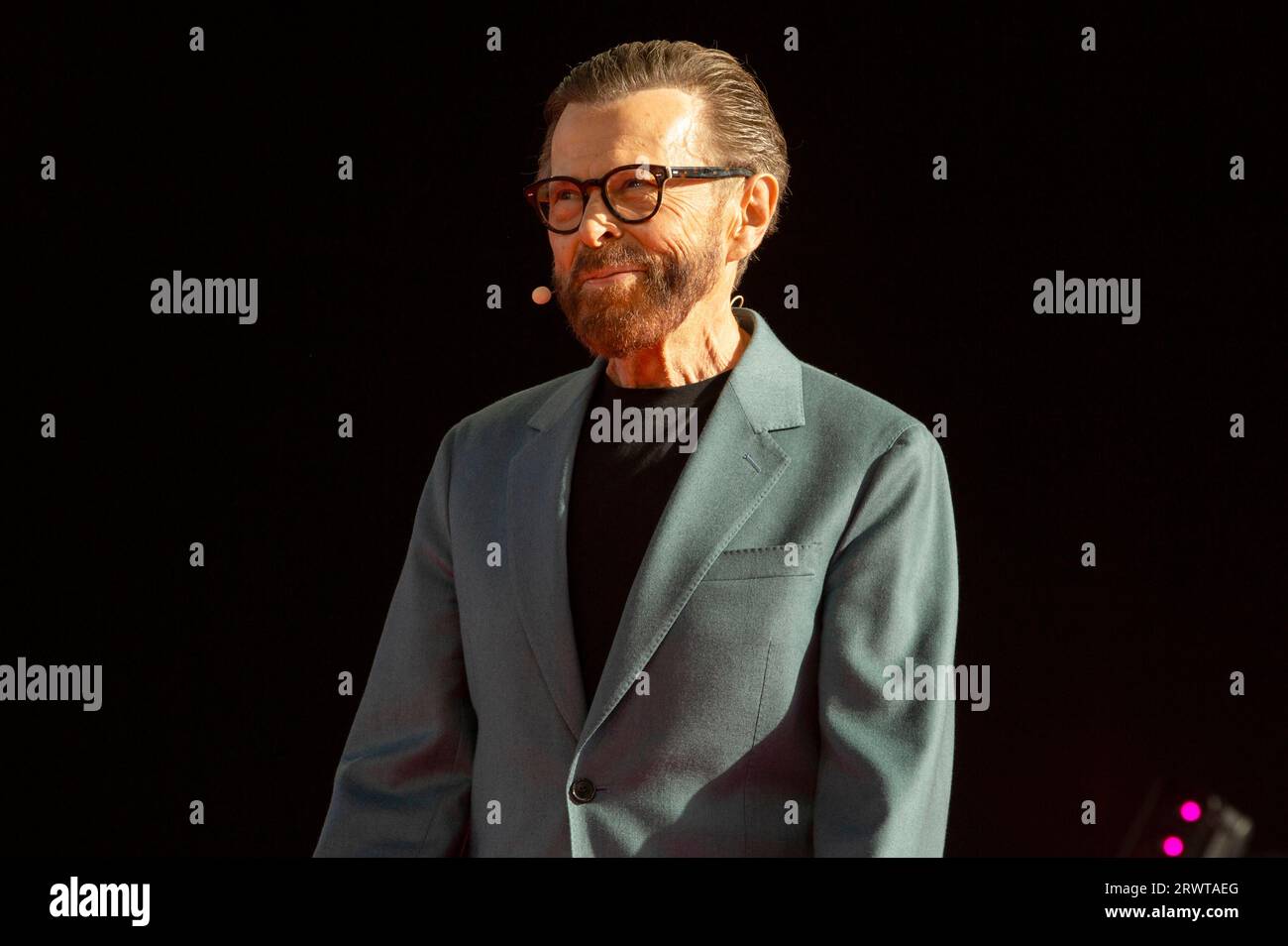 Björn Ulvaeus von Abba bei Europas führender Digitalisierungsinitiative DIGITAL X 2023 unter dem Motto „Be digital. Bleib menschlich im Mediapark. Köln, 20.09.2023 Stockfoto