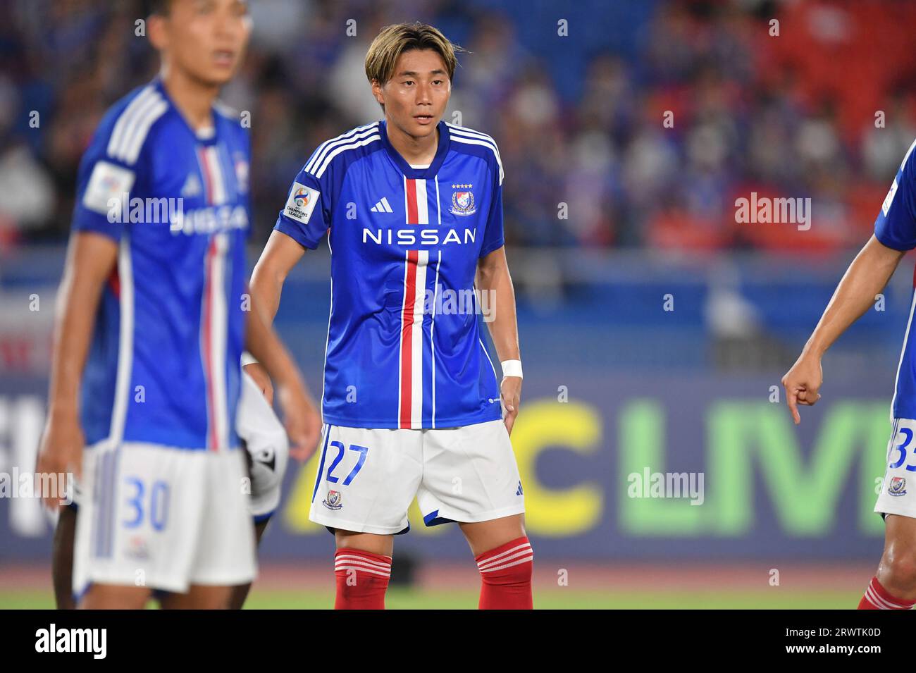 Kanagawa, Japan. September 2023. Yokohama FMarinos' Ken Matsubara während des AFC Champions League Group G Spiels zwischen Yokohama FMarinos 2-4 Incheon United FC im Nissan Stadium in Kanagawa, Japan, 19. September 2023. Quelle: AFLO/Alamy Live News Stockfoto