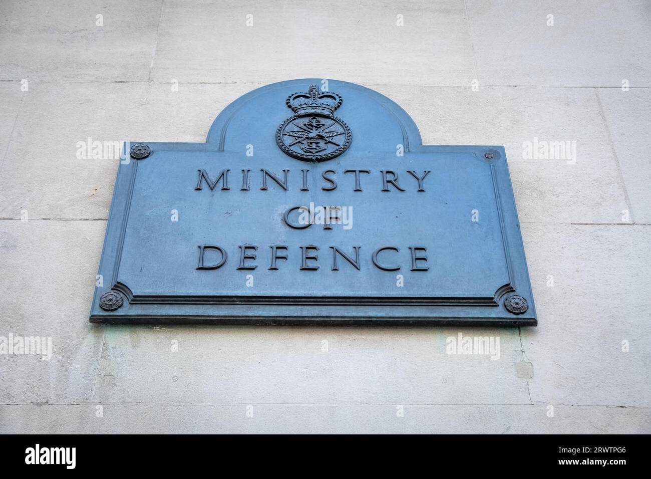 LONDON – 18. SEPTEMBER 2023: Das Hauptgebäude des Verteidigungsministeriums (MOD Main Building), auch bekannt als MOD Whitehall Stockfoto