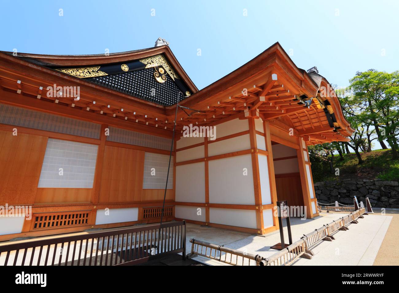 Honmaru Goten von Nagoya Castle Stockfoto