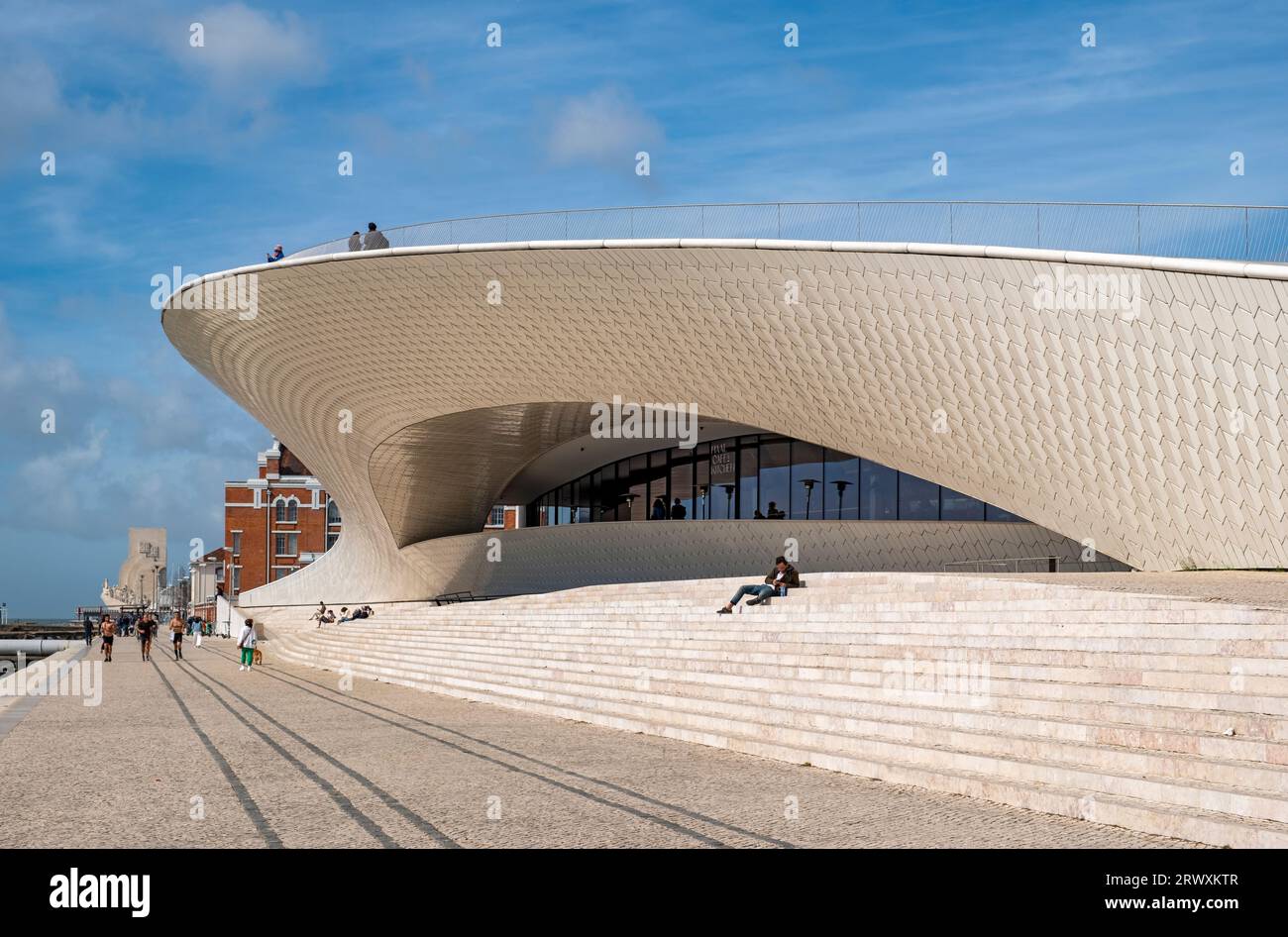 MAAT - Museum für Kunst, Architektur und Technologie - Gebäude, Belem, Lissabon, Portugal Stockfoto