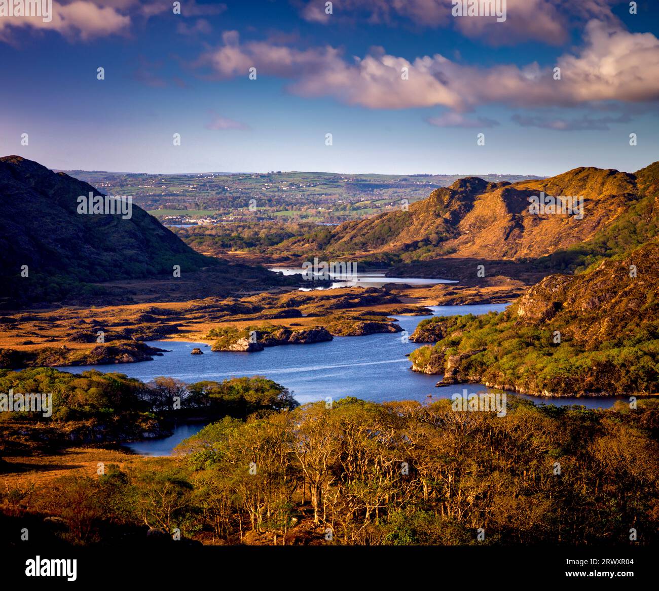 Lady's View, Killarney National Park, Upper Lake, County Kerry, Munster, Irland Stockfoto