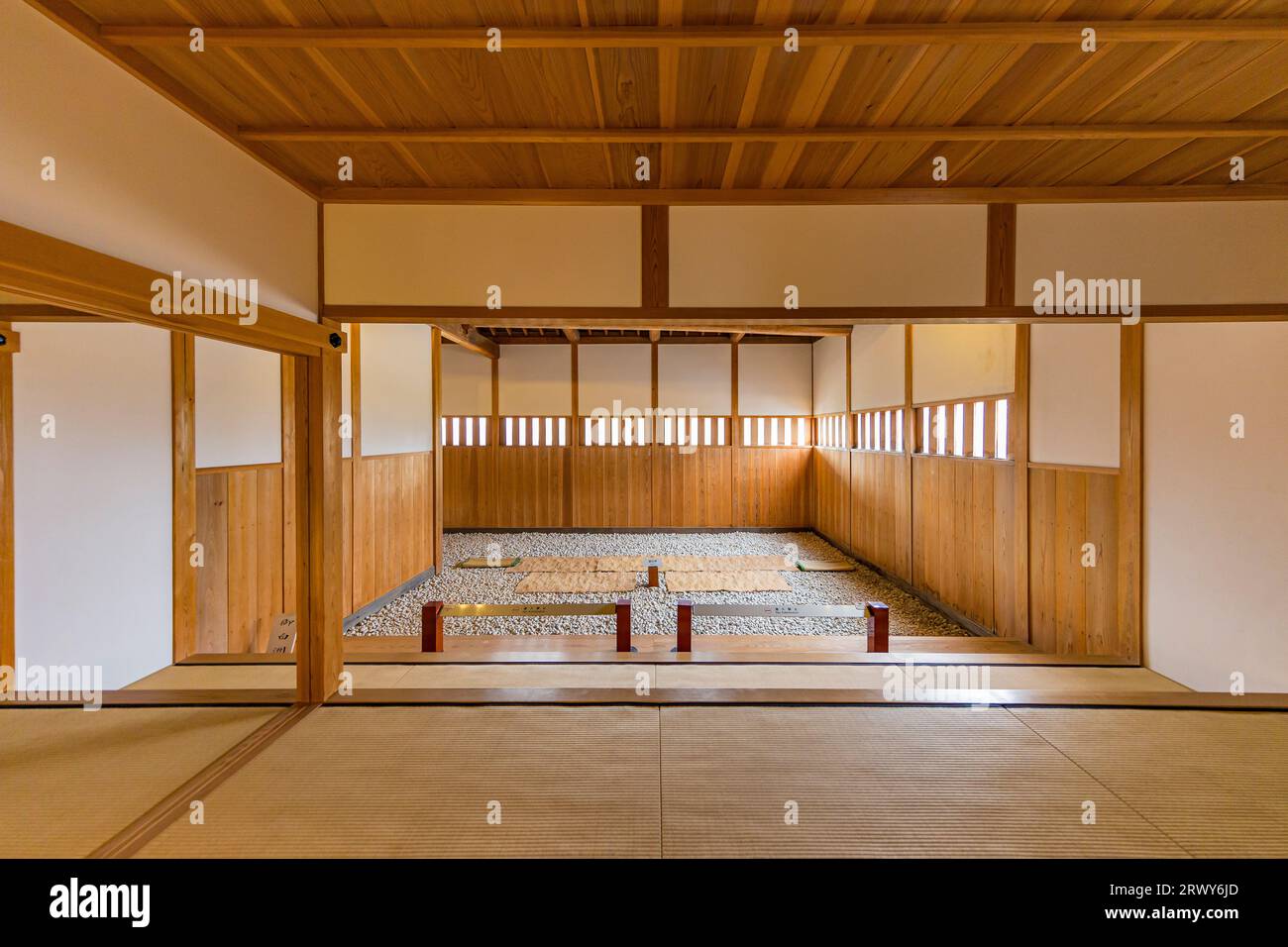 Oshirasu im Sado Magistrate's Office, restauriert 2000 Stockfoto