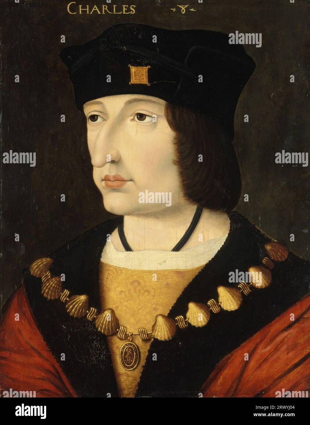 Karl VIII. (1470–1498), König von Frankreich von 1483 bis 1498. Stockfoto