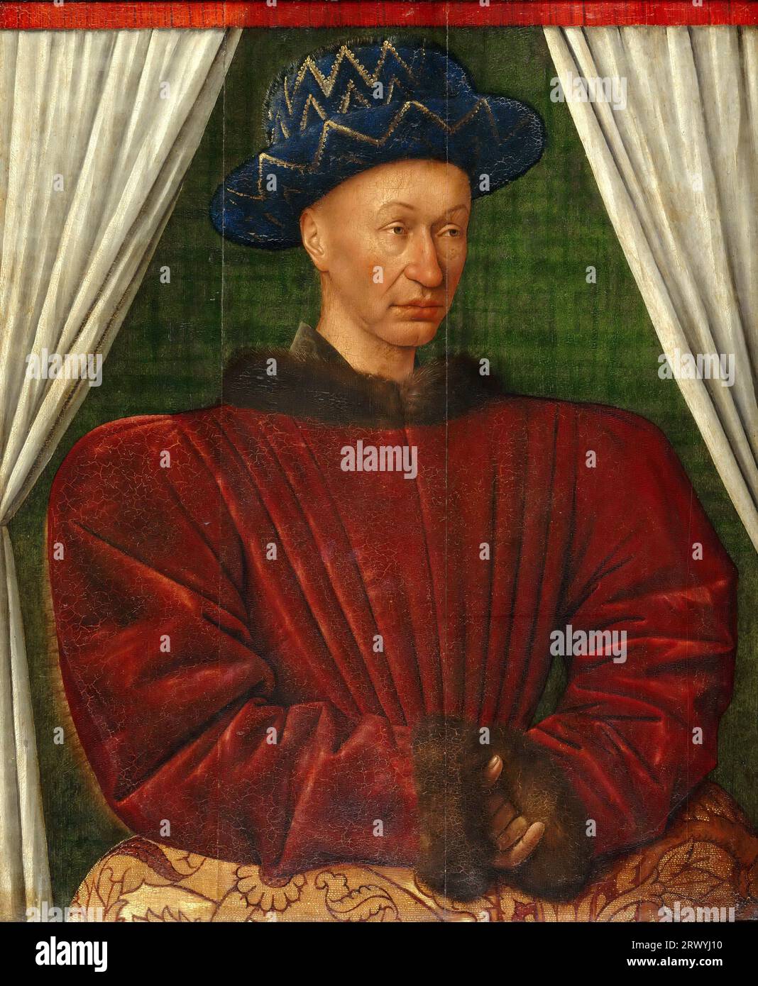 Karl VII. (1403–1461), König von Frankreich von 1422 bis 1461. Stockfoto