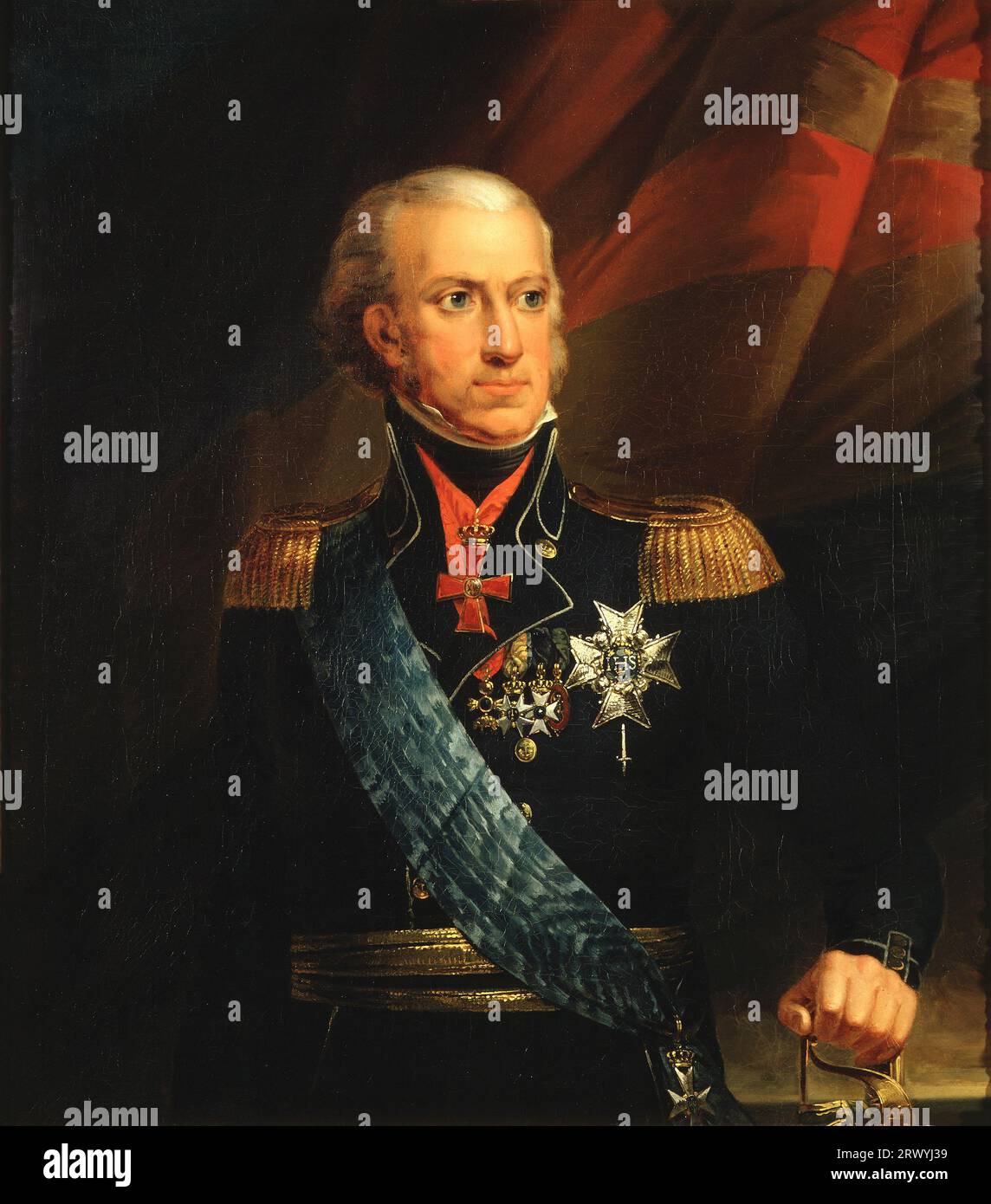 Karl XIII. Von Schweden Karl XIII. Oder Karl XIII. (1748–1818), König von Schweden ab 1809 und König von Norwegen ab 1814 Stockfoto