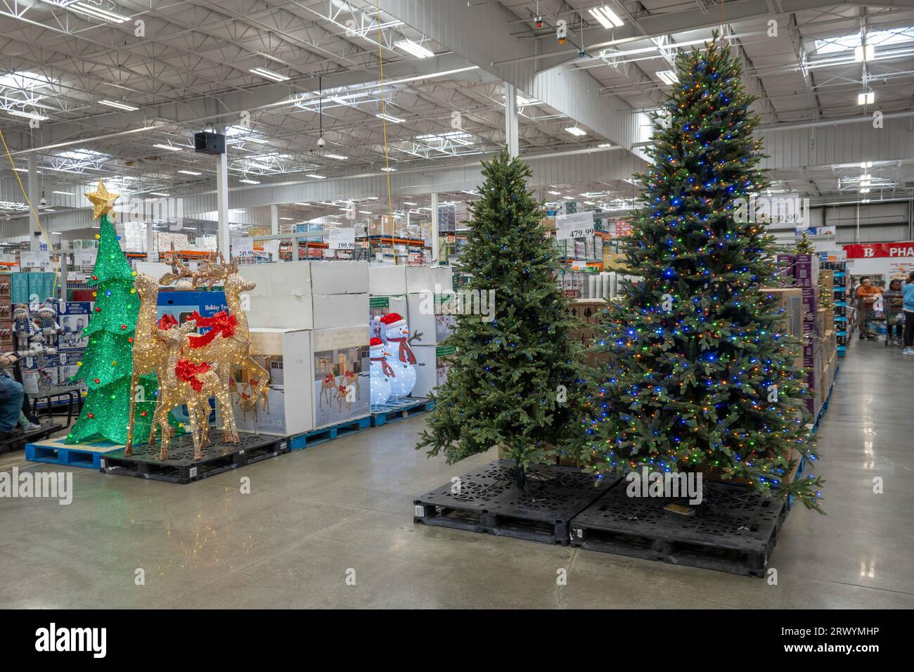 Costco Wholesale Lagerverkauf in Massachusetts, USA Stockfoto