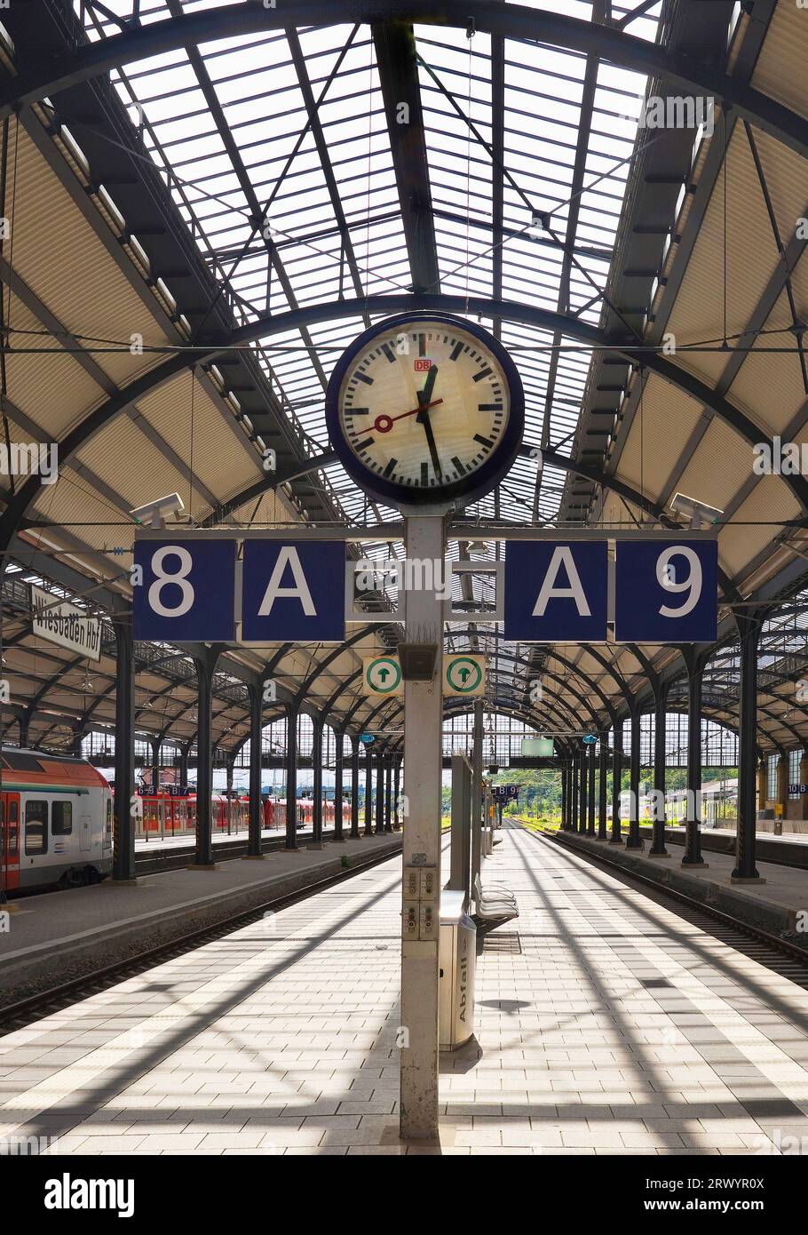 Hauptbahnhof, Deutschland, Hessen, Wiesbaden Stockfoto