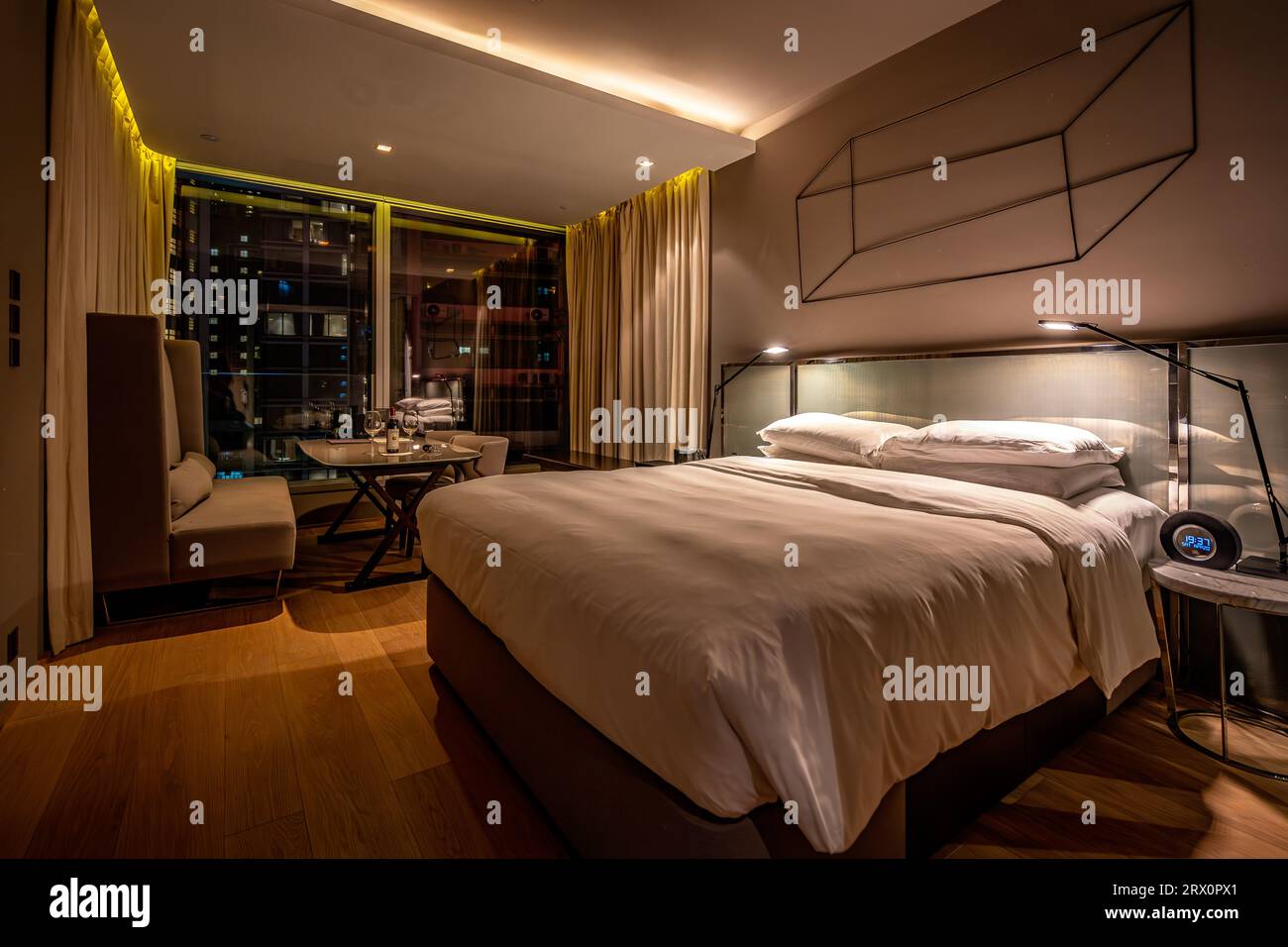 Hong Kong, China: Moderne Hoteleinrichtung Stockfoto