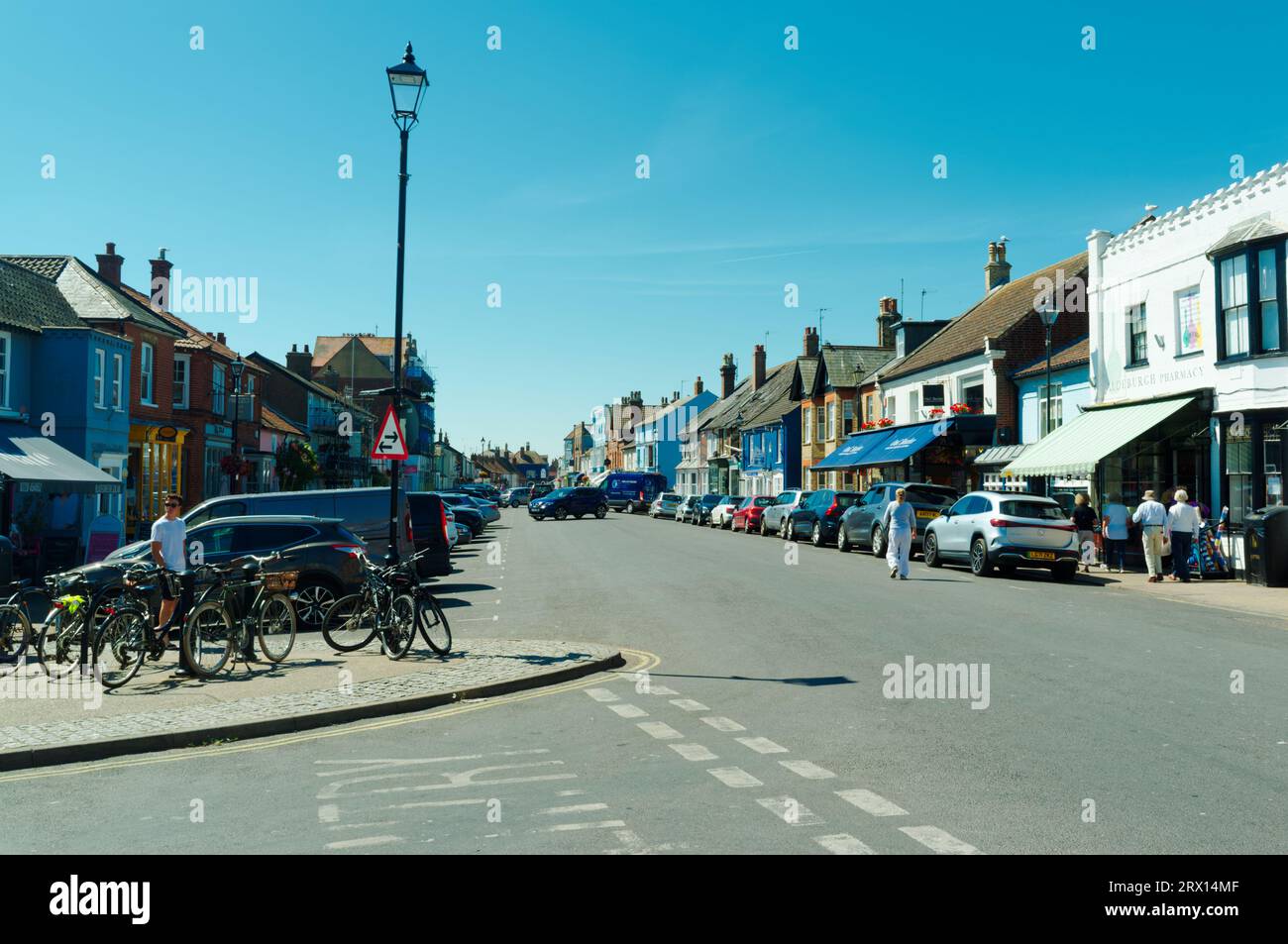 High Street Aldeburgh Suffolk England Stockfoto