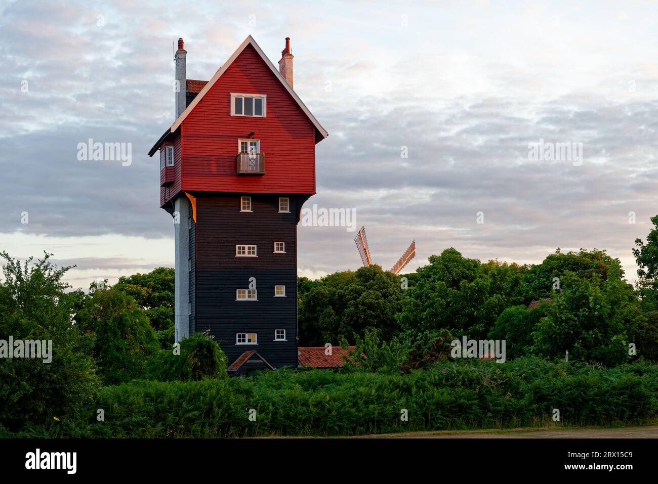 Haus in den Wolken Thorpeness Suffolk England Stockfoto