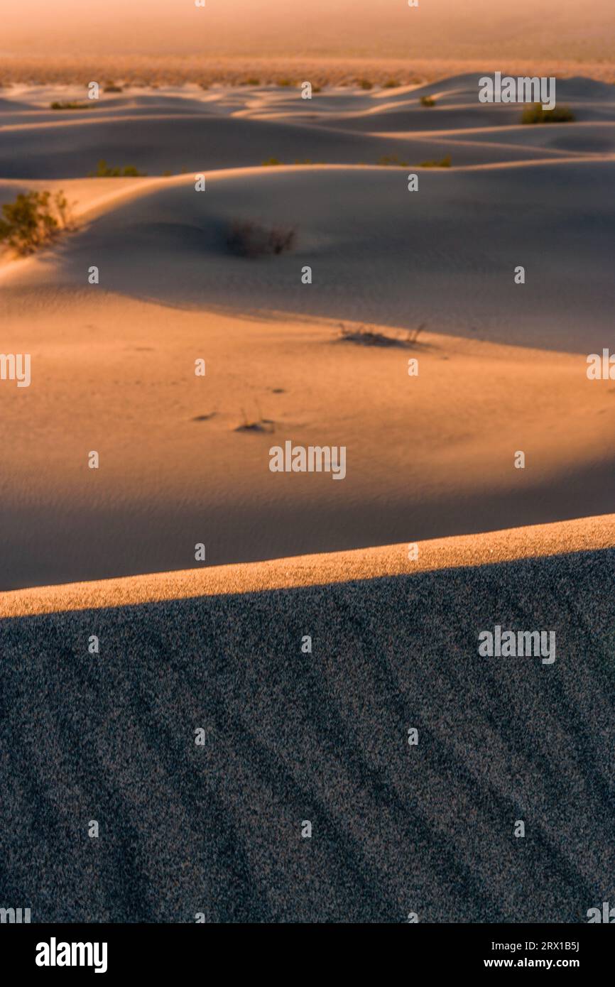 Mesquite Flat Sand Dunes, Kalifornien, USA Stockfoto