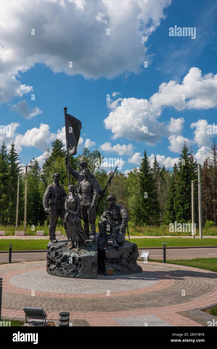 Moskau, Russland - 8. Juli 2023. Park Patriot in Kubinka, Gedenkstätte für chinesische Soldaten, Region Moskau, Militärmuseum Stockfoto