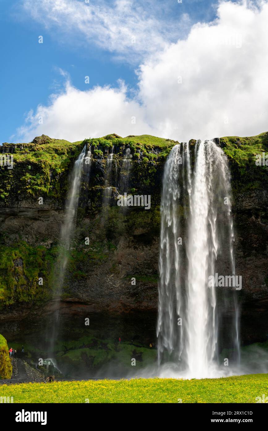 Wunderschön in island ist überall und Wasserfälle sind Magie Stockfoto
