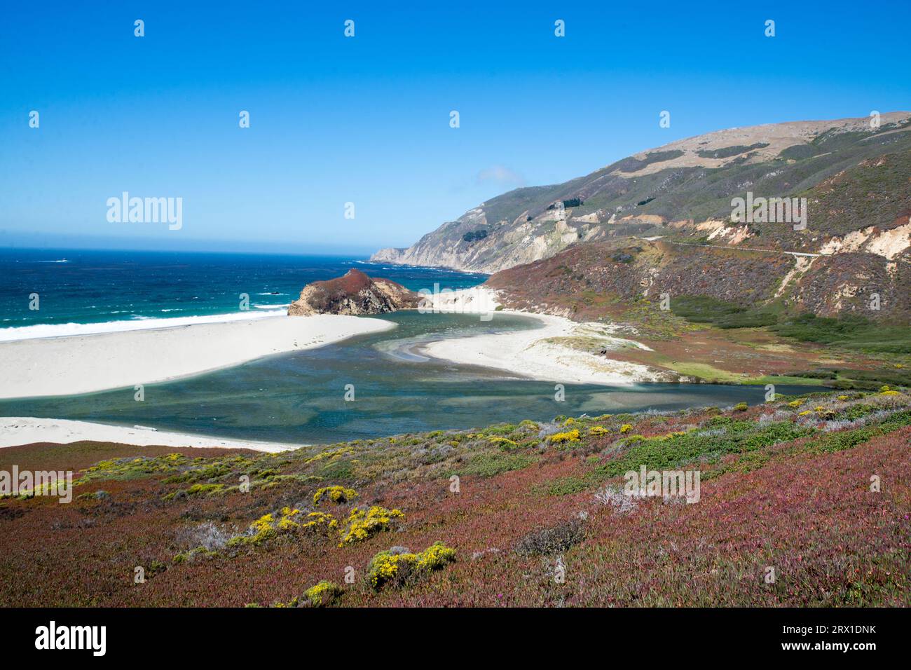 USA California Big Sur Highway 1 Stockfoto