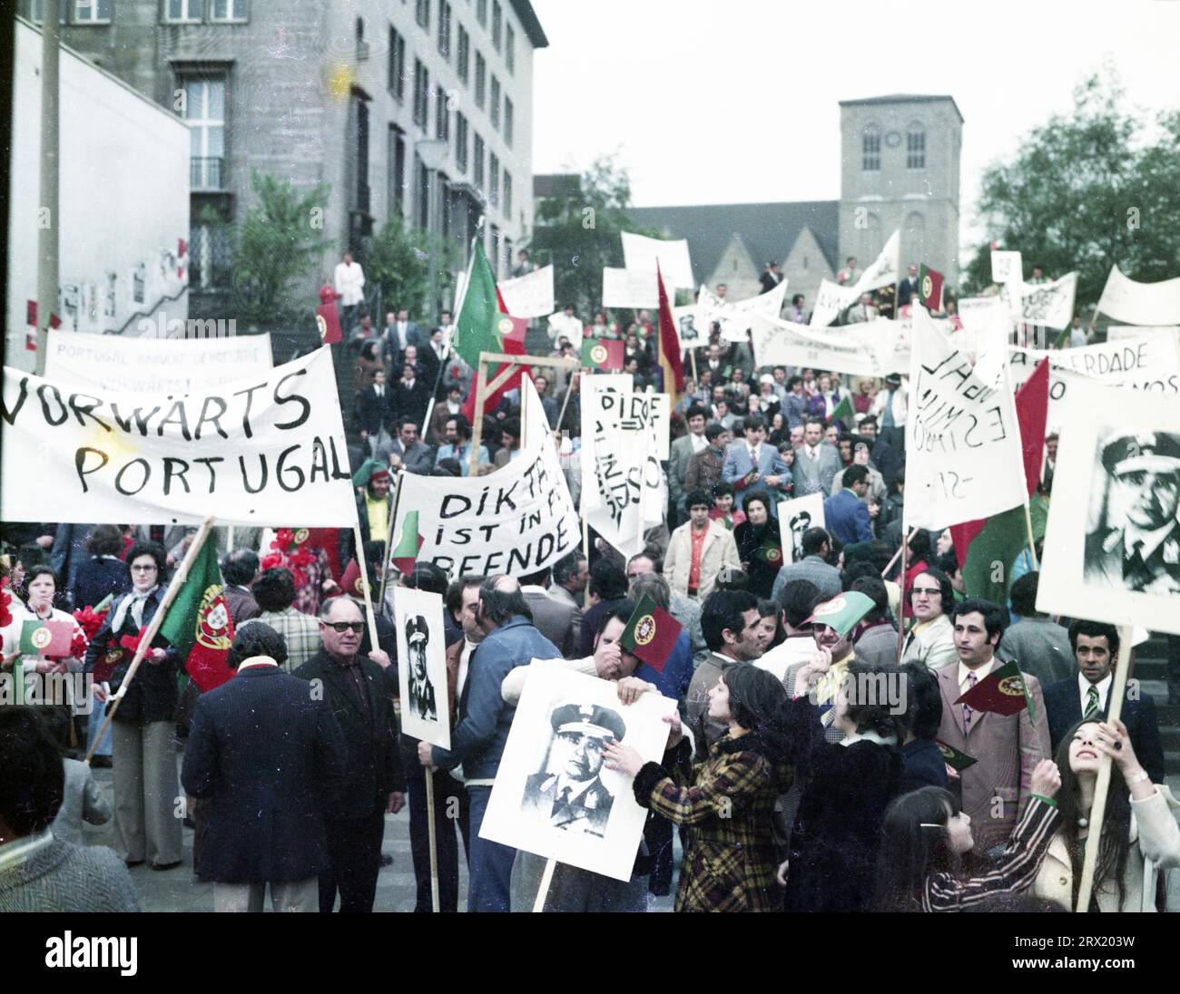 DEU, Deutschland: Die historischen Farbfotos aus der Zeit der 70er Jahre zeigen Ereignisse und 