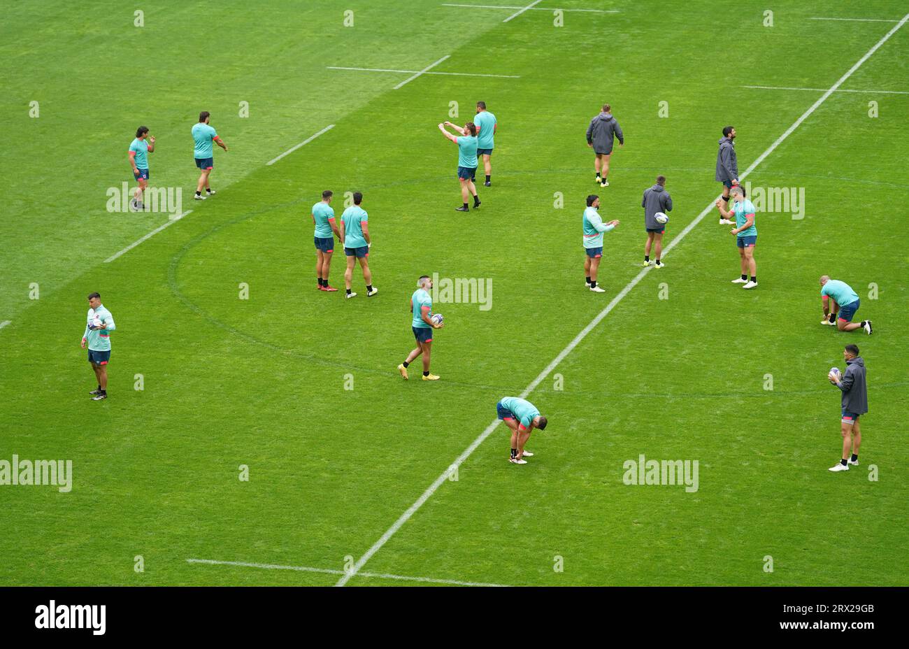 Chile Training im Stade Pierre Mauroy, Villeneuve-d'Ascq. Bilddatum: Freitag, 22. September 2023. Stockfoto