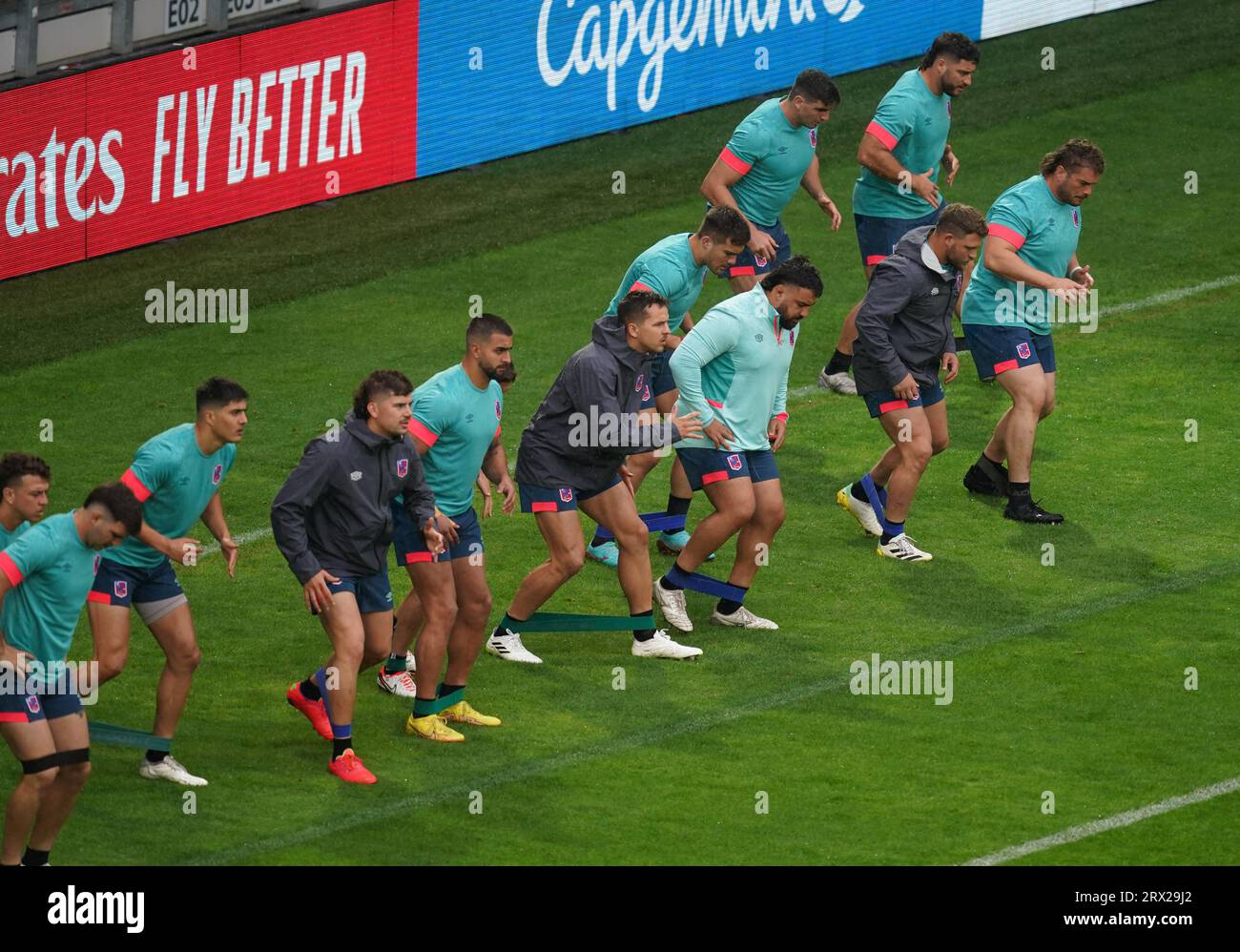 Chile Training im Stade Pierre Mauroy, Villeneuve-d'Ascq. Bilddatum: Freitag, 22. September 2023. Stockfoto