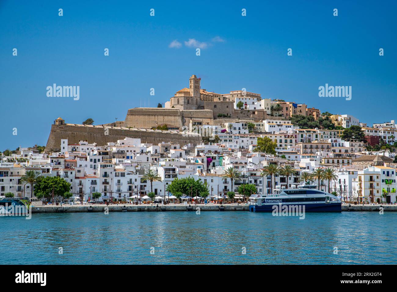 Die Stadt Ibiza, Ibiza, Balearen, Spanien, Mittelmeer, Europa Stockfoto