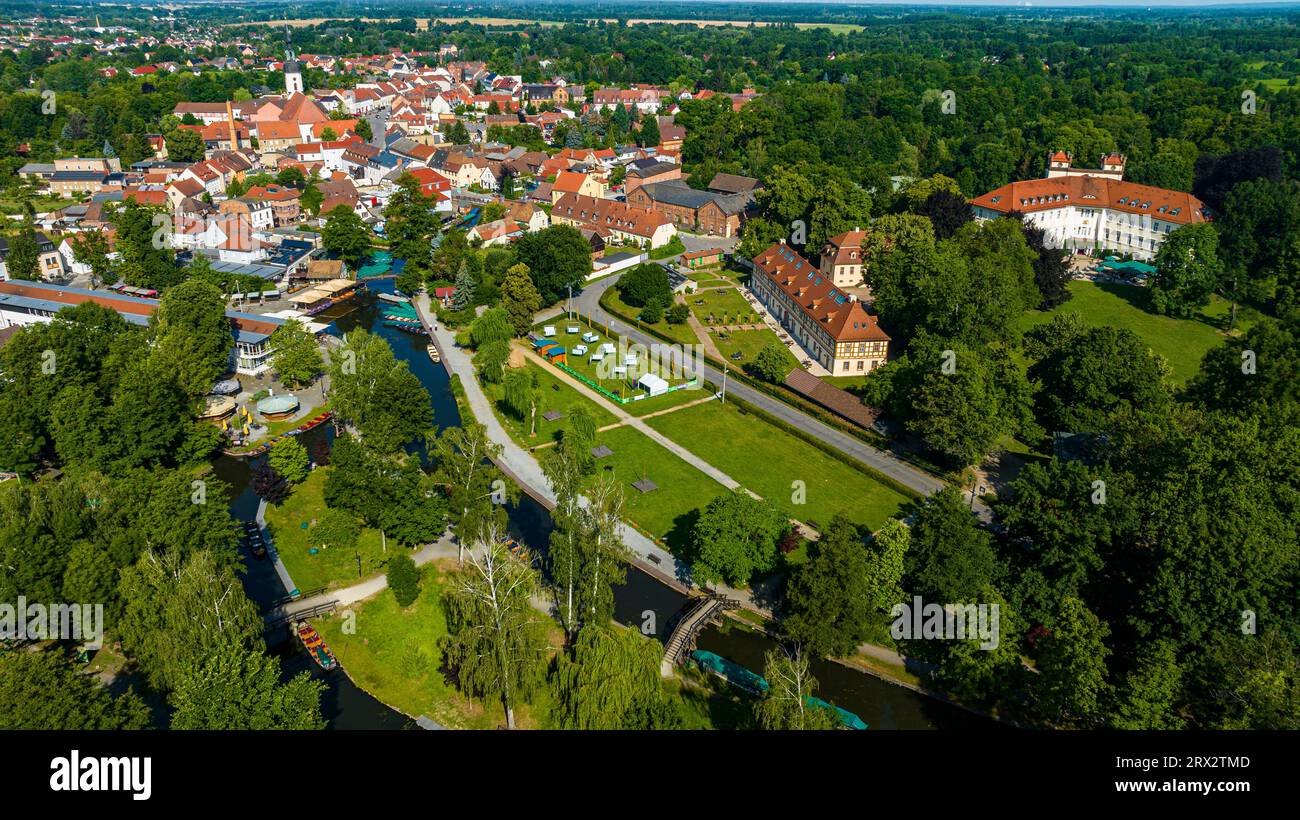 Lübenau, UNESCO Biosphärenreservat, Spreewald, Brandenburg, Deutschland, Europa Stockfoto