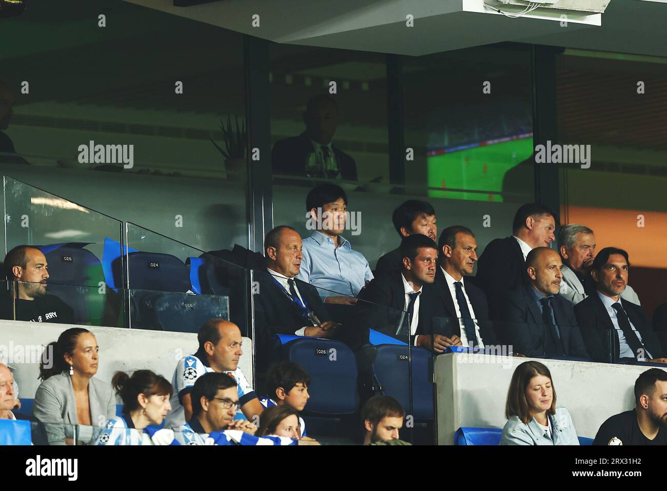 San Sebastian, Spanien. September 2023. (Sociedad) Fußball/Fußball : UEFA Champions League Gruppenphase Gruppe D Spiel zwischen Real Sociedad 1-1 FC Internazionale Milano in der reale Arena in San Sebastian, Spanien. Quelle: Mutsu Kawamori/AFLO/Alamy Live News Stockfoto