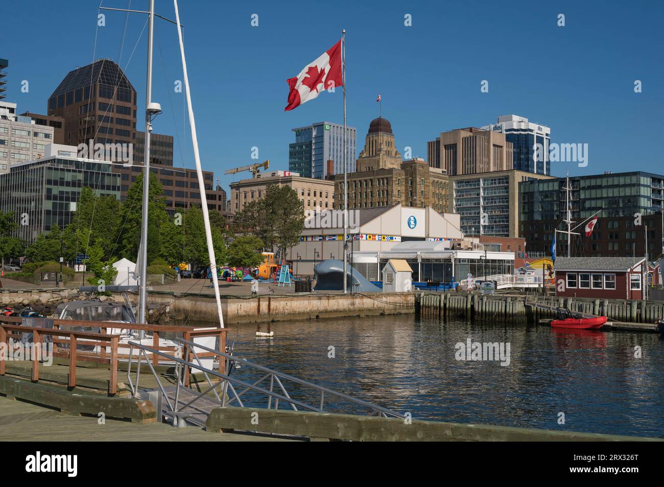 Downtown Halifax Waterfront, Halifax, Nova Scotia, Kanada, Nordamerika Stockfoto