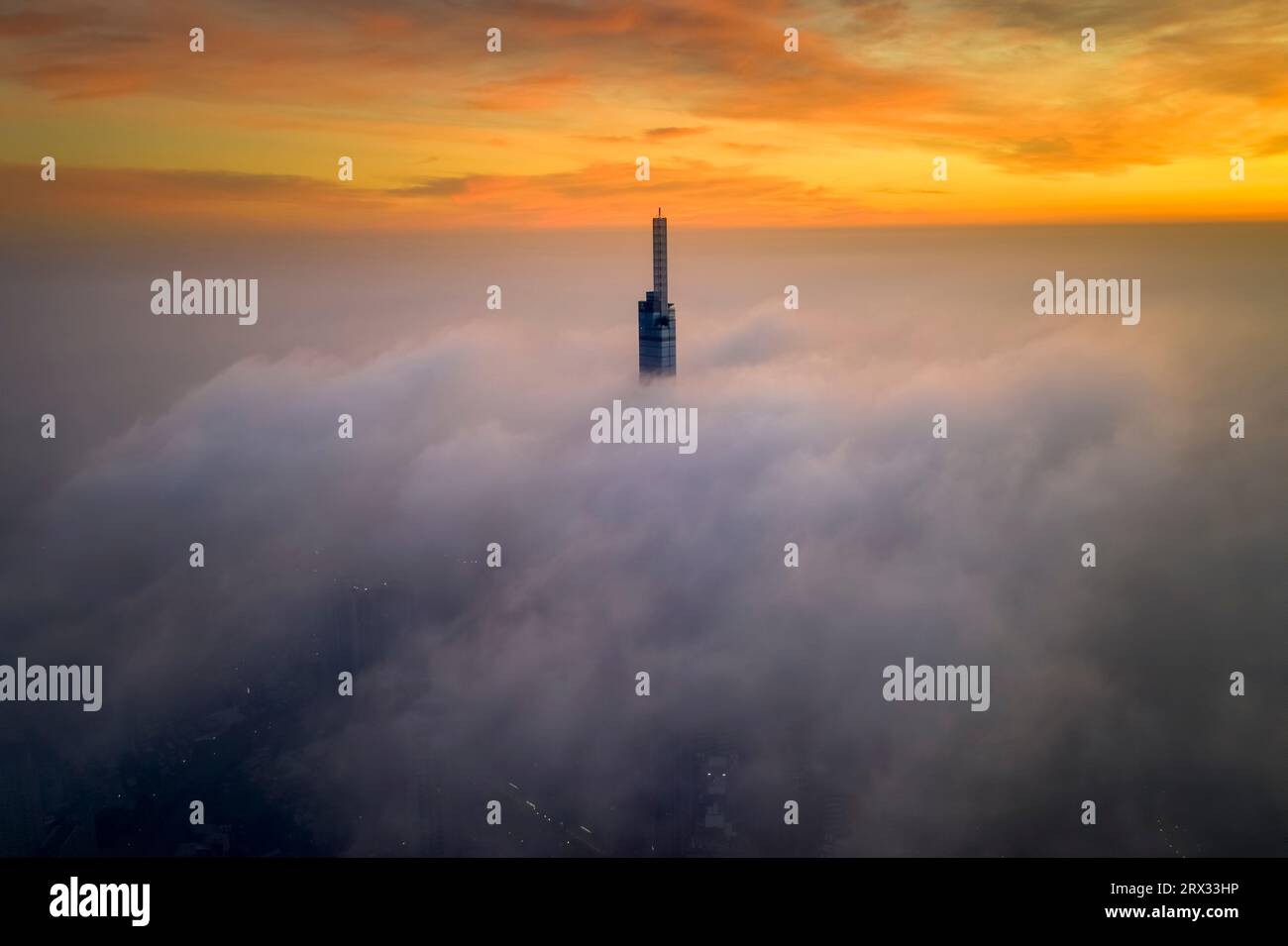 Landmark 81, das höchste Gebäude in Vietnam, Ho-Chi-Minh-Stadt, Vietnam, Indochina, Südostasien, Asien Stockfoto