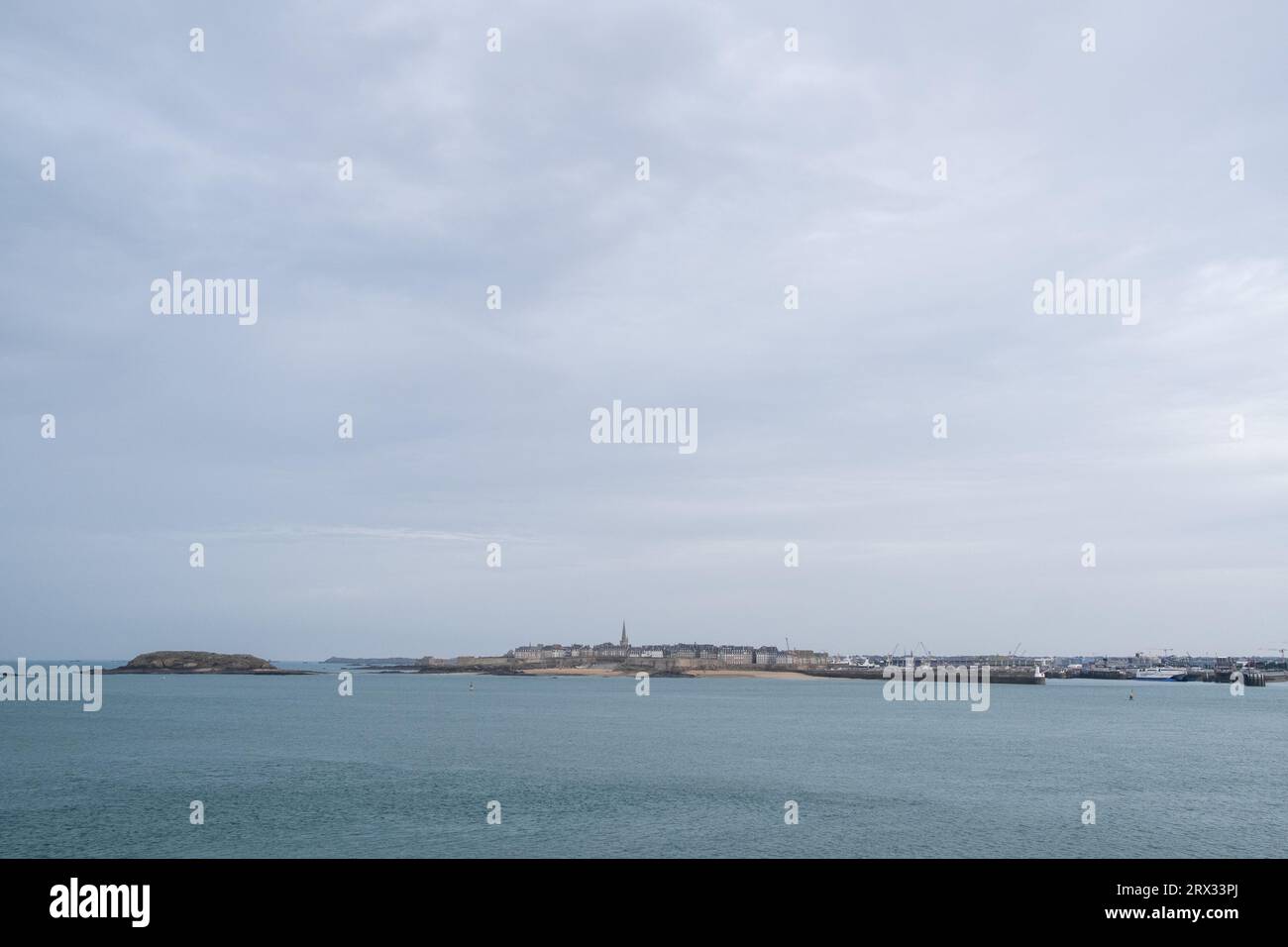Frankreich, Bretagne, Dinard am 20220101. Foto, das den Alltag in