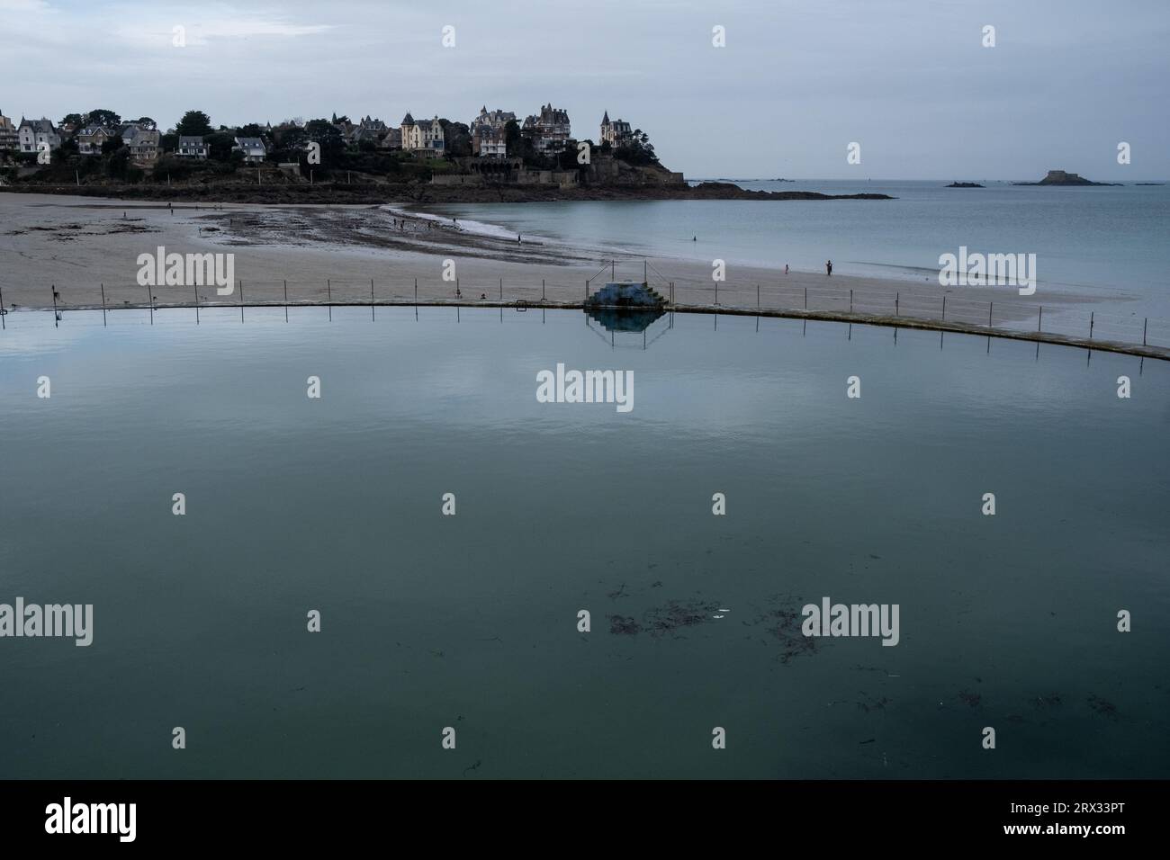 Frankreich, Bretagne, Dinard am 20220101. Foto, das den Alltag in