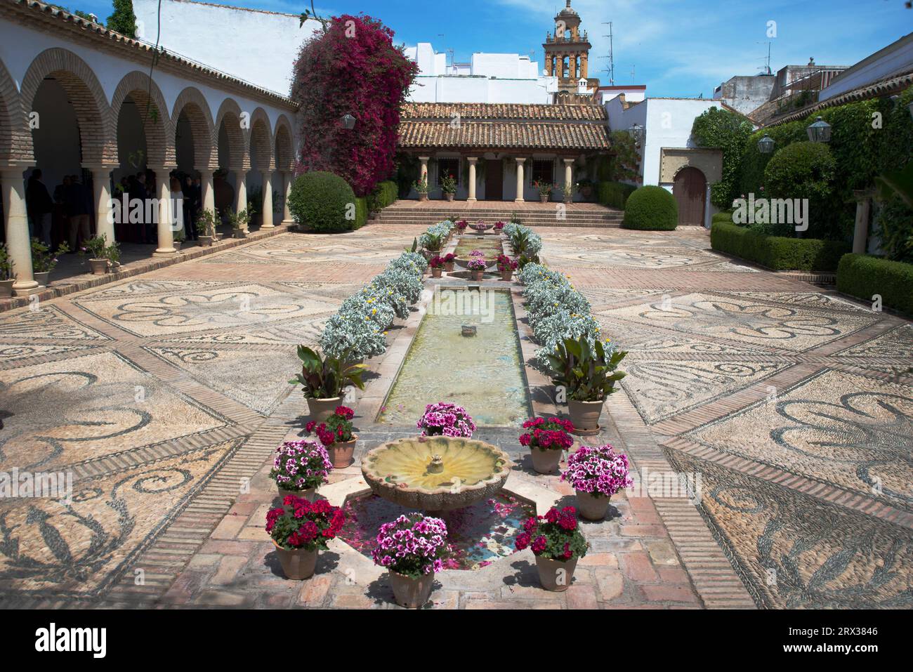 Palacio Viana, Cordoba, Andalusien, Spanien, Europa Stockfoto