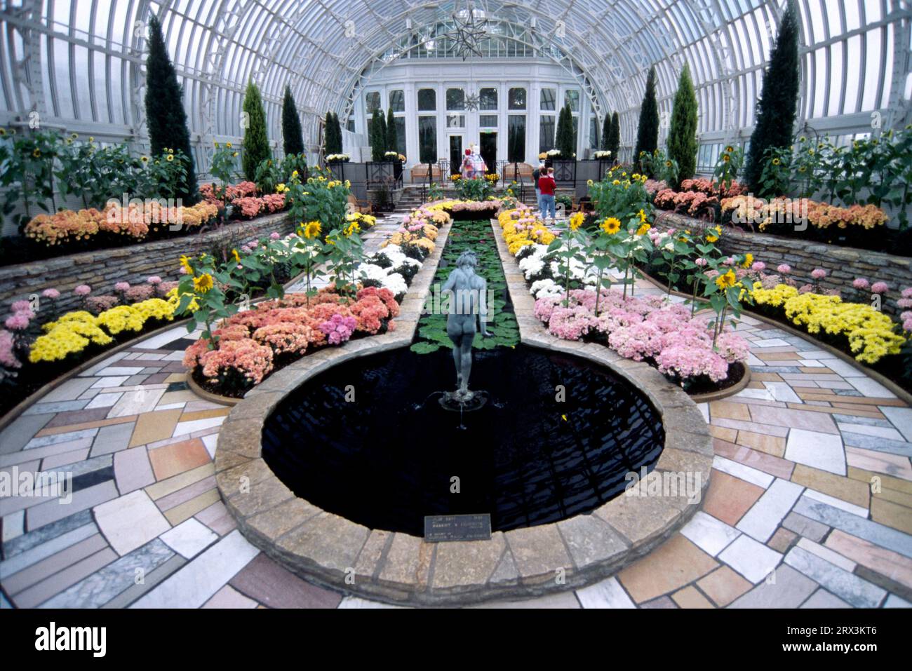 Marjorie McNeely Conservatory, Como Park, St Paul, Minnesota Stockfoto