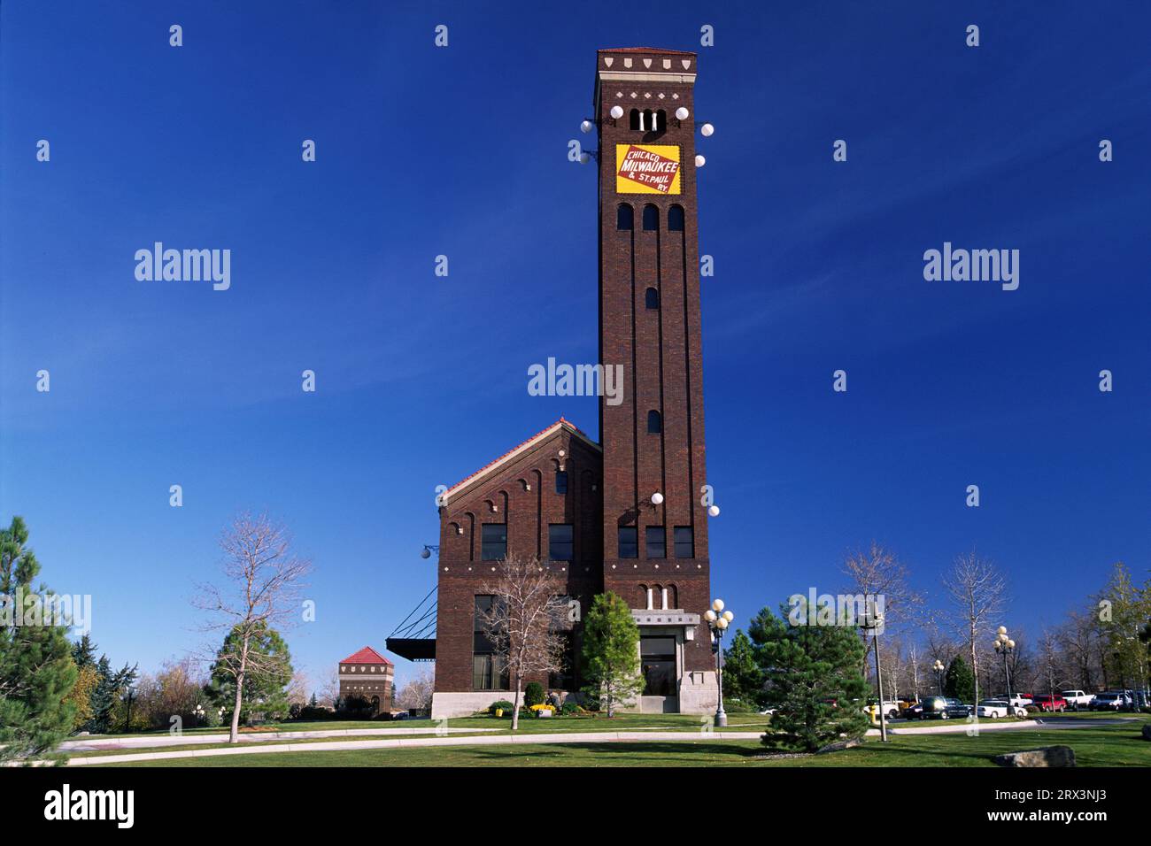 Die Milwaukee Station, Great Falls, Montana Stockfoto