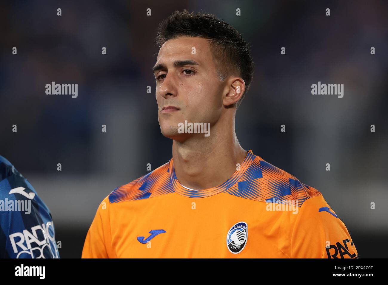 Bergamo, Italien, 21. September 2023. Juan Musso aus Atalanta schaut