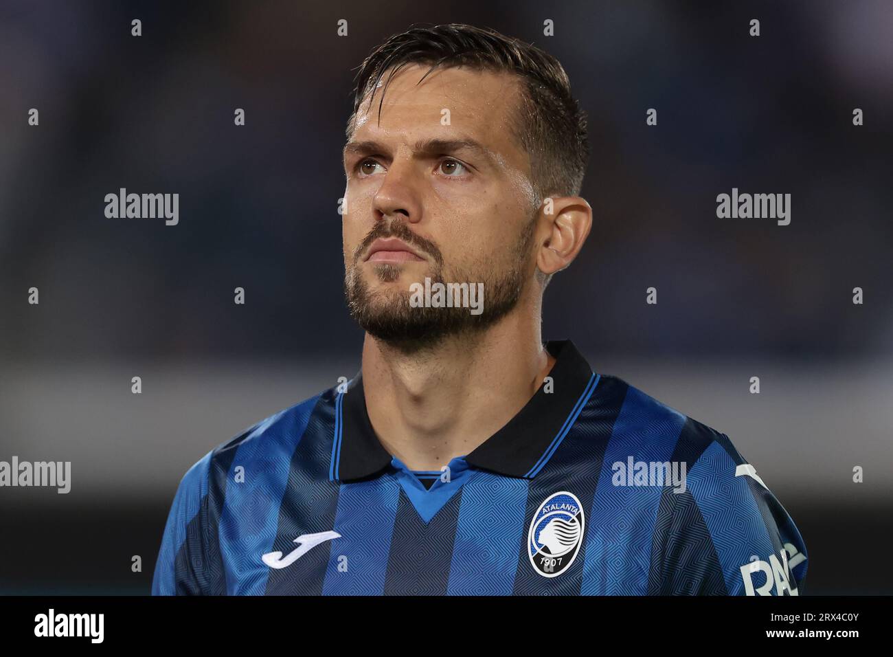 Bergamo, Italien, 21. September 2023. Rafael Toloi aus Atalanta schaut