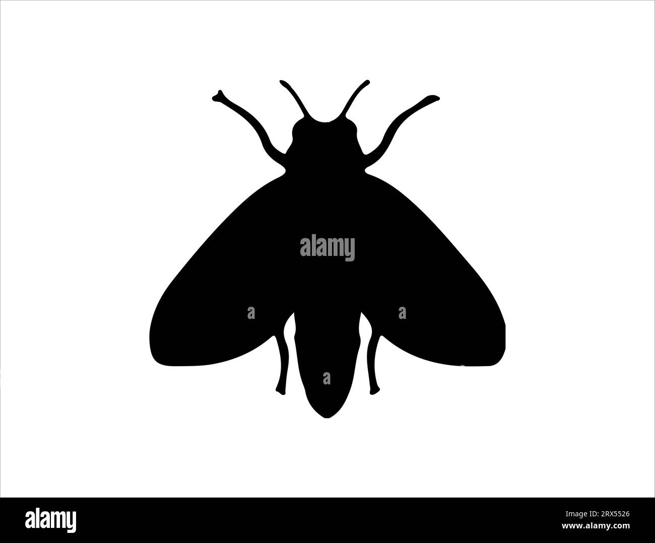 Firefly Silhouette Vektor Kunst weißer Hintergrund Stock Vektor