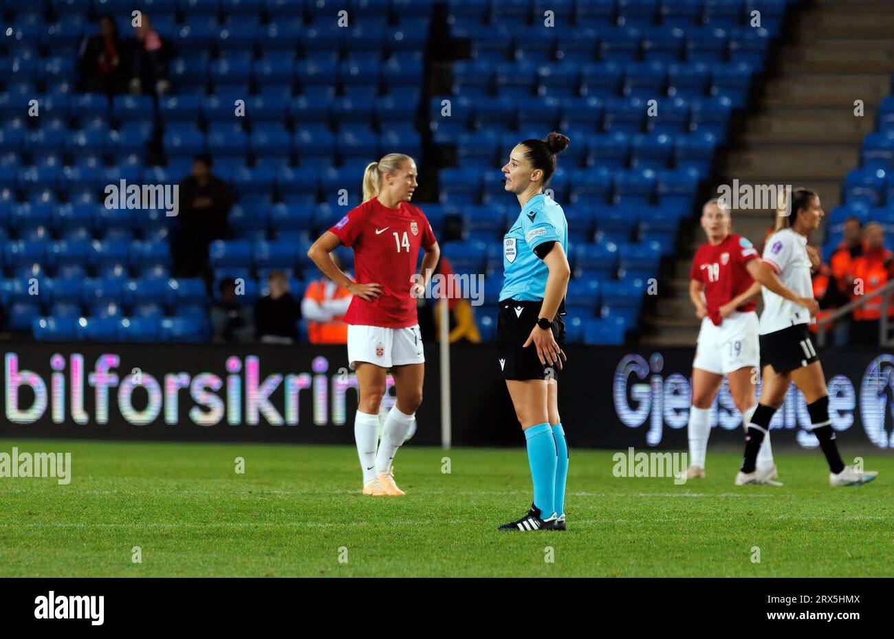 Oslo, Norwegen. September 2023. Schiedsrichterin Iuliana Demetrescu