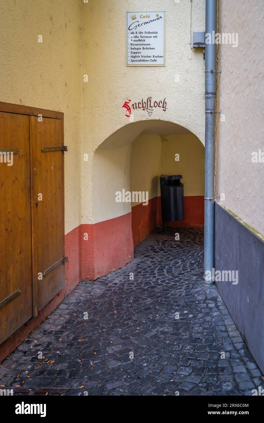 Fuchsloch Passage (Foxhole) - Cochem, Deutschland Stockfoto