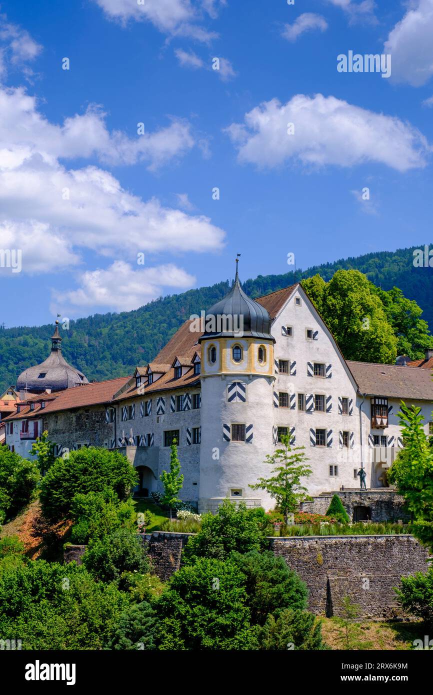 Österreich, Vorarlberg, Bregenz, Deuringschlossle im Sommer Stockfoto