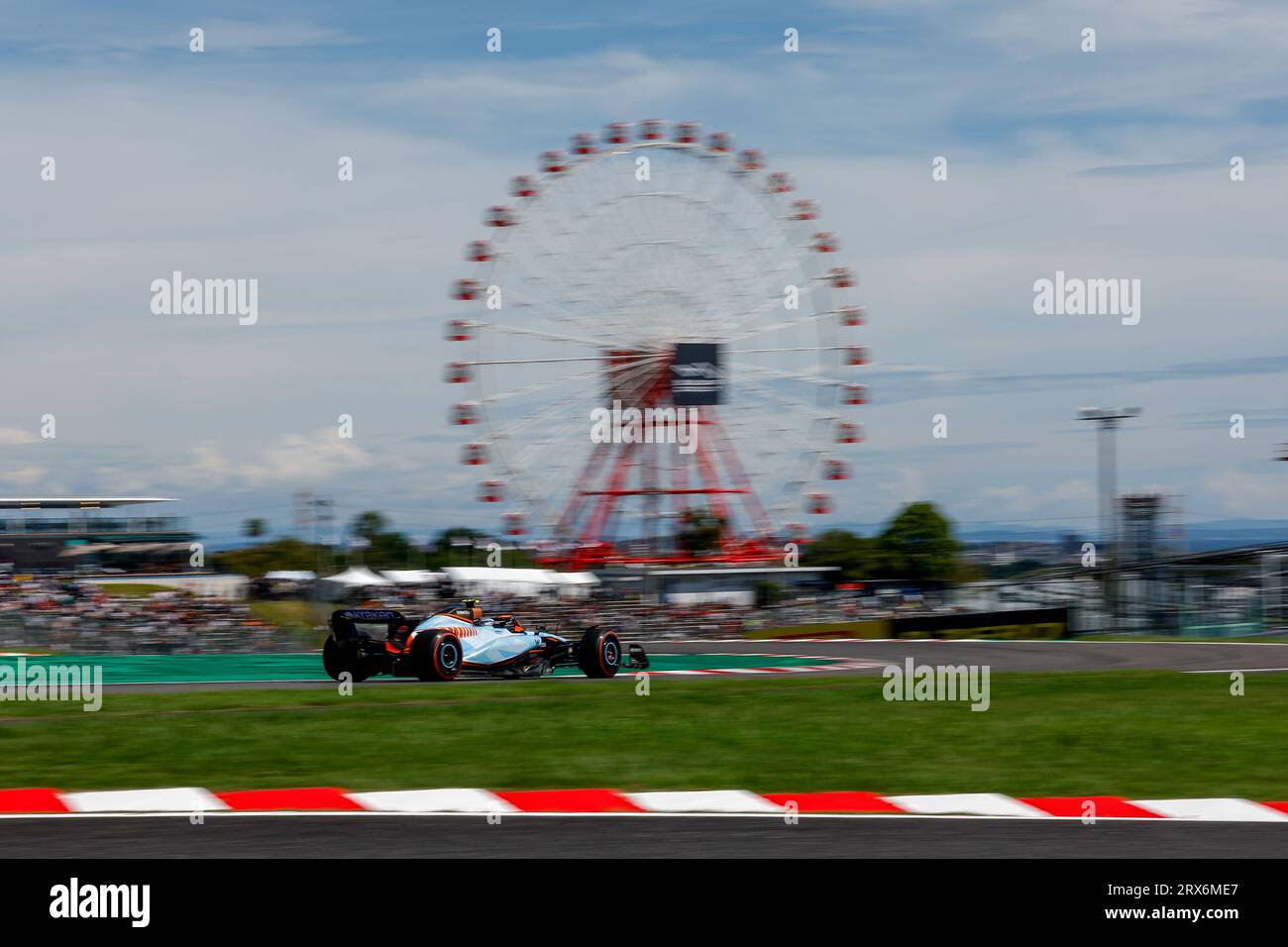 02 SARGEANT Logan (usa), Williams Racing FW45, Action während des Formel 1 Lenovo Grand Prix 2023, 16. Runde der Formel-1-Weltmeisterschaft 2023 vom 22. Bis 24. September 2023 auf dem Suzuka International Racing Course in Suzuka Stockfoto