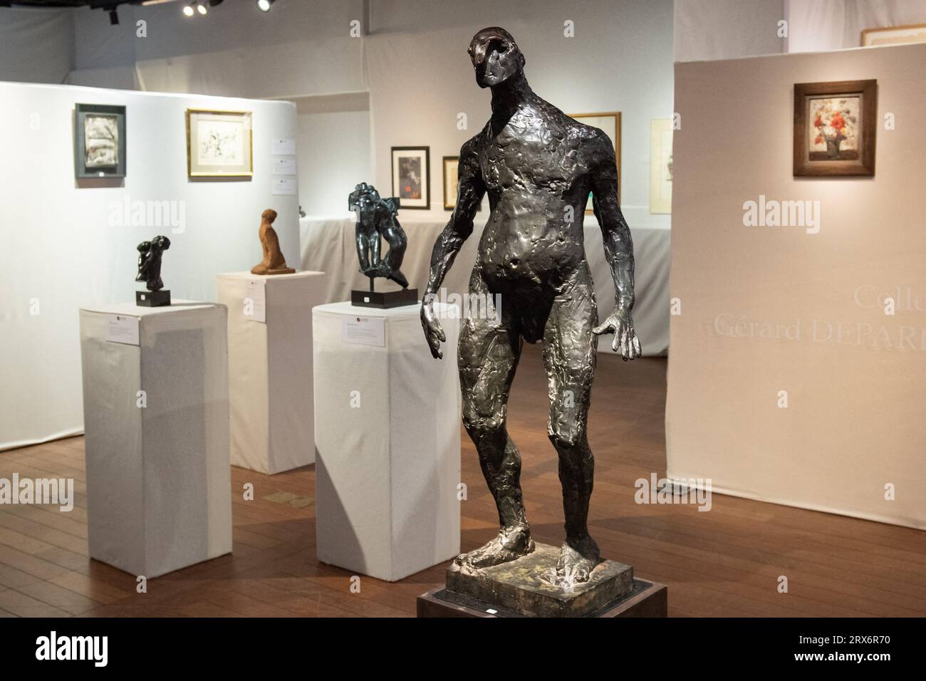 Paris, Frankreich. September 2023. L'Homme Qui Marche par Germaine Richier (estimee entre 500
