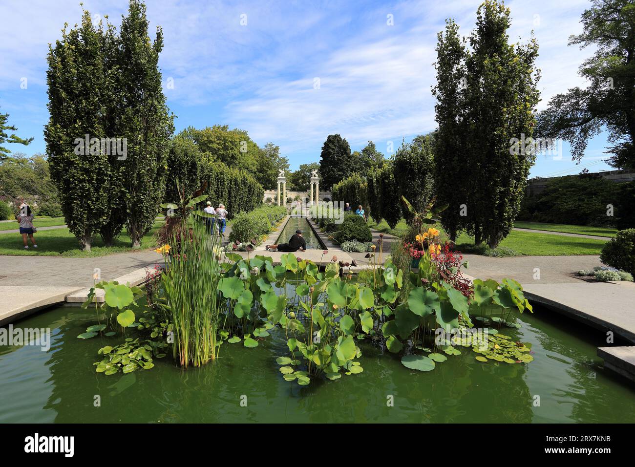 Untermyer Park Yonkers NY Stockfoto