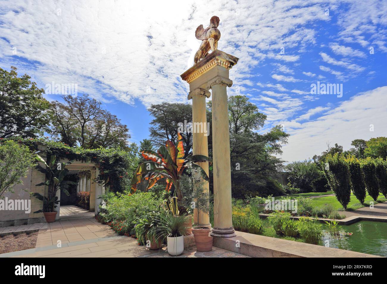 Untermyer Park Yonkers NY Stockfoto