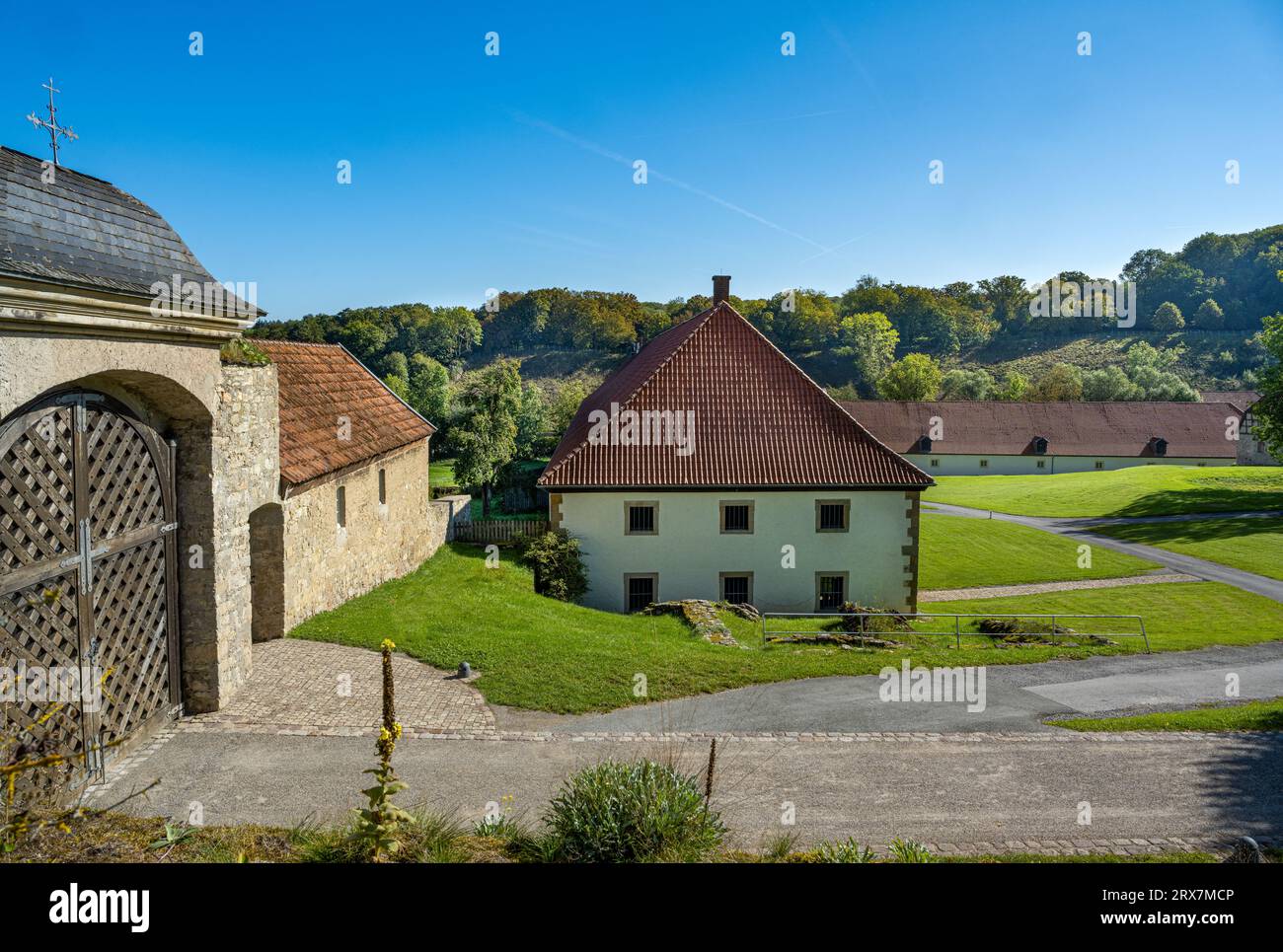 Das Kloster Dalheim (ehemaliges Augustinerkloster). Lichtenau, Paderborn Country, Nordrhein-Westfalen, Deutschland, Europa Stockfoto