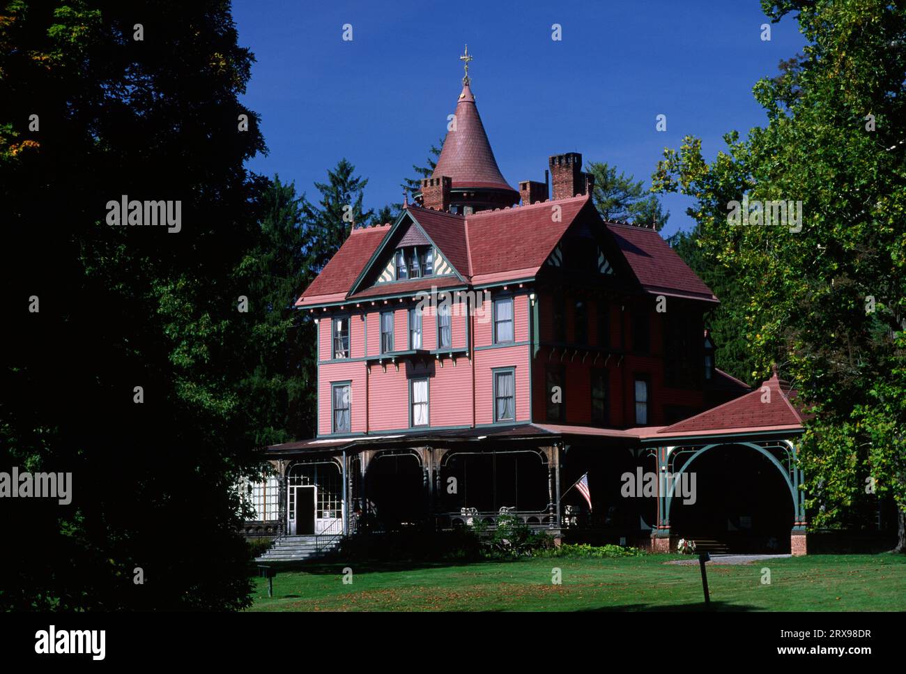 Main House, Wilderstein Hudson River Historic Site, New York Stockfoto