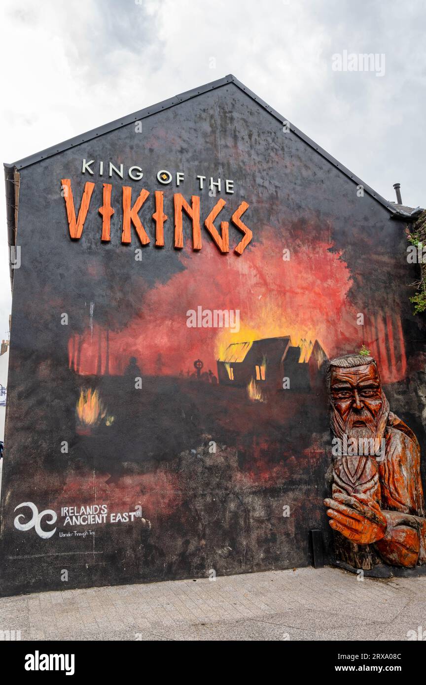 Waterford, Irland – 17. Juli 2023: The Entrance to the King of the Vikings Virtual Reality Experience in Waterford Stockfoto